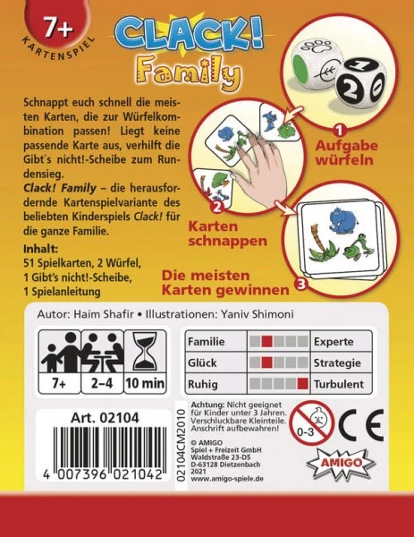 Amigo Clack! Family Für 2-4 Personen Ab 7 Jahren – Bild 2