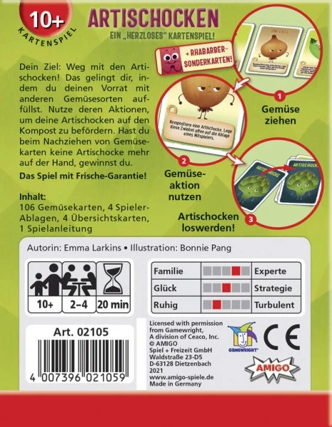 Amigo Artischocken Ein Kartenspiel Voller Gemüse Ab 10 Jahren – Bild 2