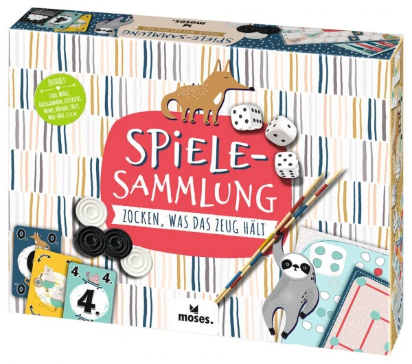 Moses Spiele-Sammlung Mit Vielen Klassikern