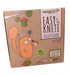 Easy-Knete 4er Set "Yuki" Rot, Gelb, Grün, Blau Bio-vegane Knete, Farben Rot, Gelb, Grün, Blau