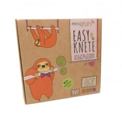 Easy-Knete 4er Set"Loki" Orange,grün,pink,violett Bio-vegane Knete In Den Farben Orange, Grün, Pink,