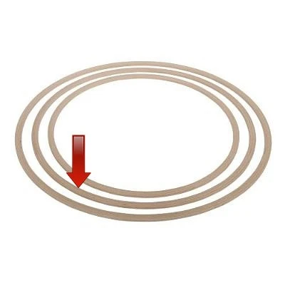 Pedalo Gymnastikreifen 800 Hula Reifen Aus Holz