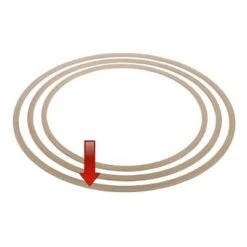 Pedalo Gymnastikreifen 900 Hula Reifen Aus Holz