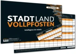 Denkriesen Stadt Land Vollpfosten Orange Intelligenz Ist Relativ!