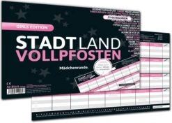 Denkriesen Stadt Land Vollpfosten Girls Edition - Mädchenrunde