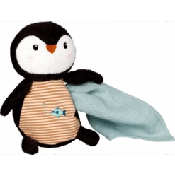 Spiegelburg Kuscheltier Mit Schnuffeltuch "Pinguin" Little Wonder