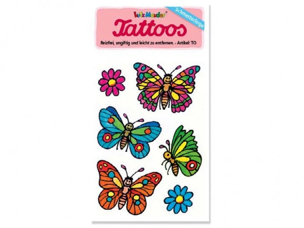 Lutz Mauder Tattoo Schmetterlinge 3