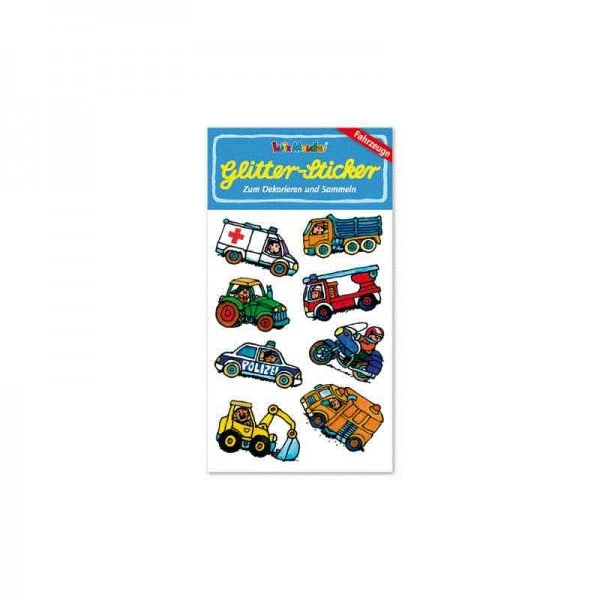Lutz Mauder Glitter-Sticker Fahrzeuge