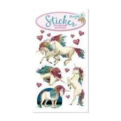 Lutz Mauder TapirElla Glitter-Sticker, Einhorn Lunabelle