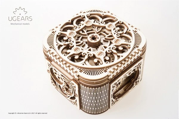 Ugears Modellbausatz Schatztruhe – Bild 3