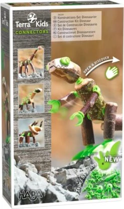 Haba Terra Kids Connectors – Konstruktions-Set Dinosaurier