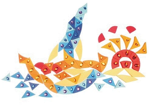 Grimms Glitzermandala Sonne Legespiel Aus Holz Von Grimms – Bild 4