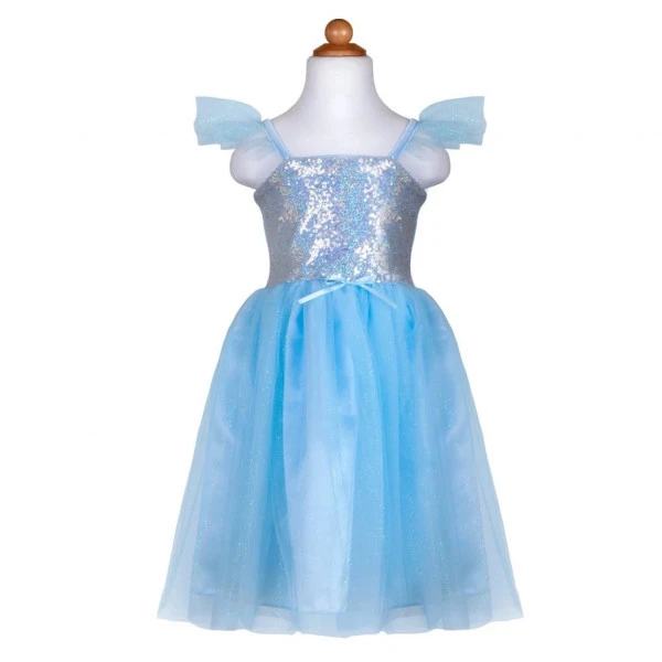 Great Pretenders Paillettenkleid Prinzessin , Blau, Größe US 5-6 – Bild 2