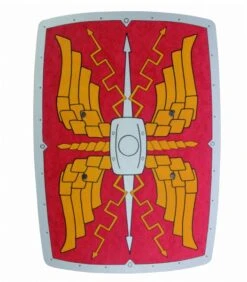 Vah Holzschild Römerschild Alexius Rot