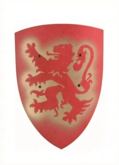 Vah Holzschild Klein, Bergischer Löwe Rot/gold