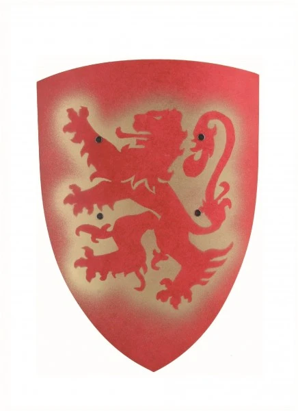 Vah Holzschild Klein, Bergischer Löwe Rot/gold