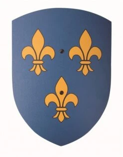 Vah Holzschild Klein, Lilien Blau/gelb