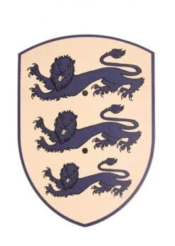 Vah Holzschild 3 Blaue Löwen