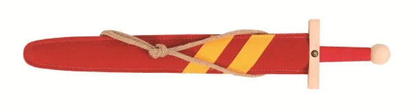 Vah Schwertset Lancelot Rot, Holzschwert Mit Halterung