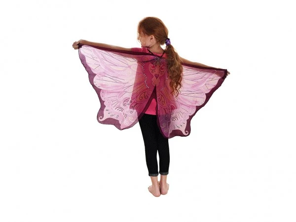 Fantasy Wings Fairy Pink Feenflügel M.Glitter,Polyester Dreamy Dress-ups