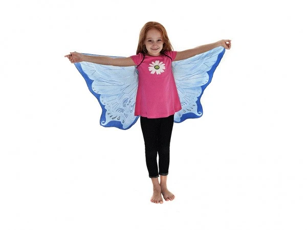 Fantasy Wings Fairy Blue Feenflügel M.Glitter,Polyester Dreamy Dress-ups