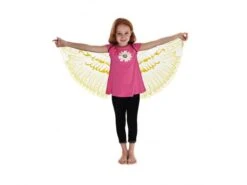 Fantasy Wings Angel White Engel Flügel Weiss Goldglitter Dreamy Dress-ups