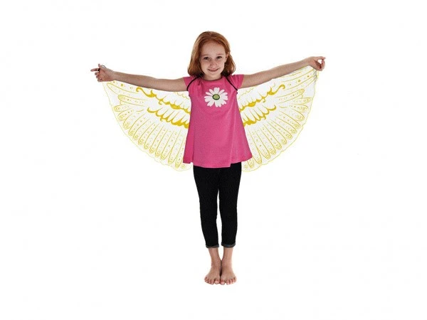 Fantasy Wings Angel White Engel Flügel Weiss Goldglitter Dreamy Dress-ups