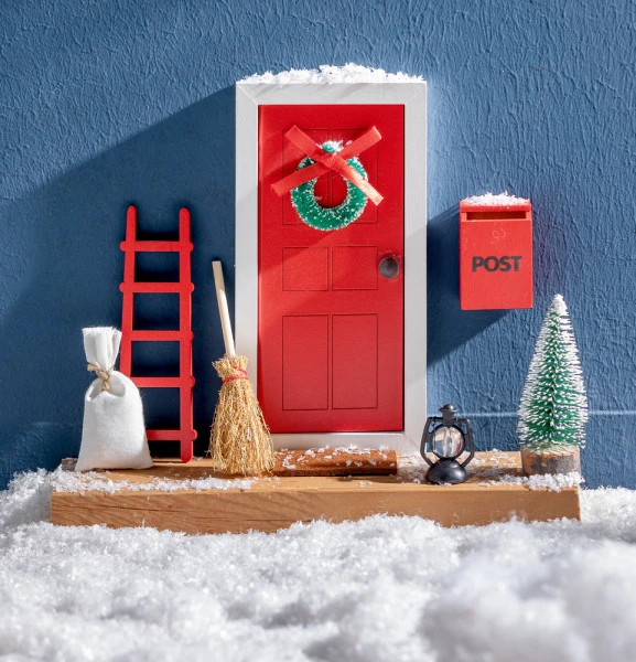 Spiegelburg Wichteltür - Bärenstarke Weihnachten (ohne Schneedeko Und Holzplatte)