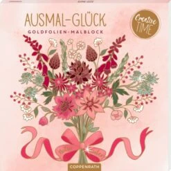 Coppenrath Ausmal-Glück - Natur-Zauber (CreativeTime) Goldfolien-Malblock