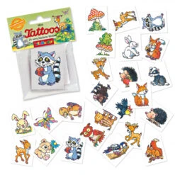 Lutz Mauder Mini-Tattoo-Set Waldtiere, 24-tlg.