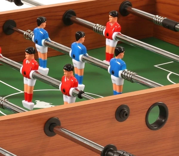 Mini Kicker Mit Teleskopstangen Fußballkicker Tischaufleger – Bild 2