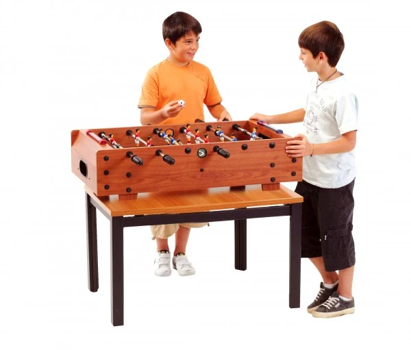 Mini Kicker Mit Teleskopstangen Fußballkicker Tischaufleger – Bild 4