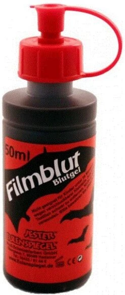 Eulenspiegel Filmblut /Blutgel, Hell, 50ml Dosierflasche