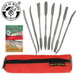 Kids At Work Raspelset 8 Teilig Textil-Tasche