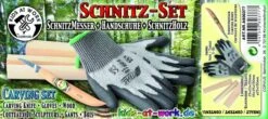 Kids At Work Schnitz-Set Messer+Handschuhe+Holz