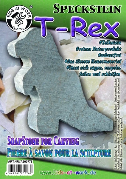 Kids At Work Speckstein Rohling T-Rex – Bild 2