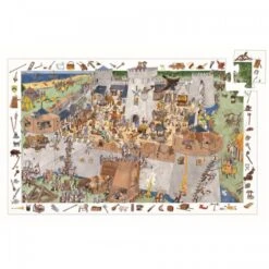 Djeco Wimmelpuzzle Die Burg 100 Teile