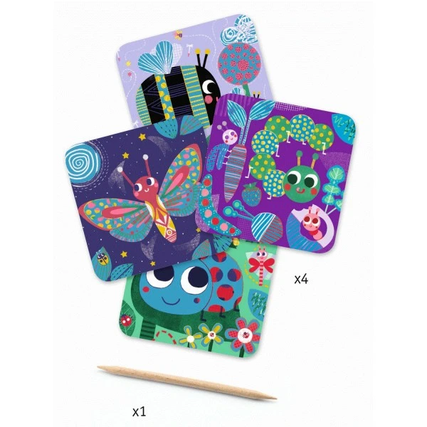 Djeco Kratzbilder 3-6 Käfer – Bild 2