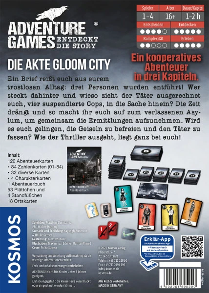 Kosmos Adventure Games - Die Akte Gloom City – Bild 2