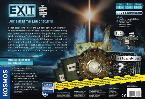 Kosmos EXIT Das Spiel + Puzzle - Der Einsame Leuchtturm – Bild 2