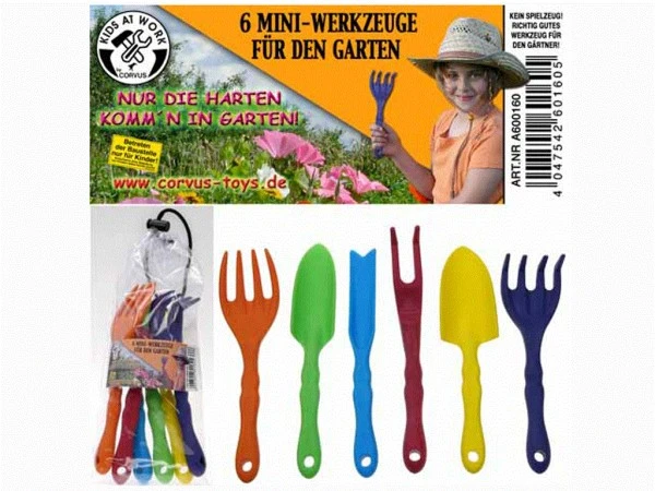Kids At Work Gartenwerkzeuge Mini 6 St.