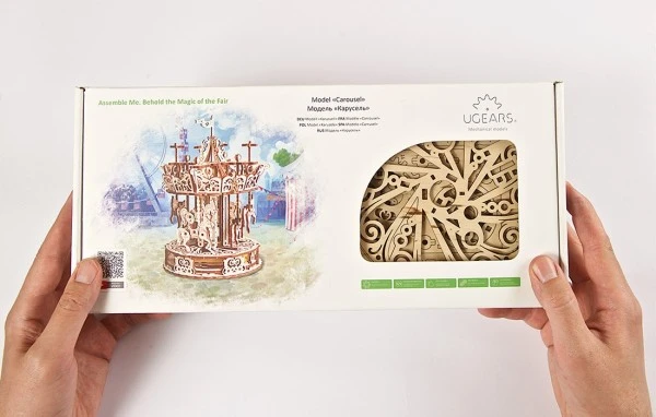 Ugears Modellbausatz Karussell – Bild 5