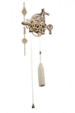 Ugears Modellbausatz "Wanduhr Mit Pendel" Model Aero Clock