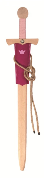 Vah Schwertset Princess Mit Filzscheide Holzschwert Mit Halterung