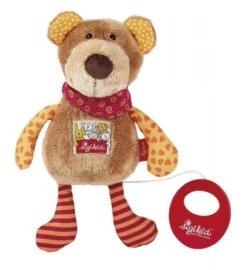 Sigikid Spieluhr Bär Kuschelspieluhr Aus Der Red Star Collection, 23 Cm