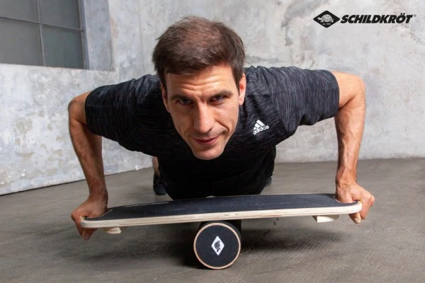 Schildkröt Wooden Balance Board 74x28 Cm 120 Kg – Bild 3