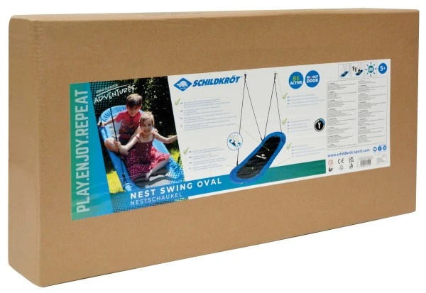 Schildkröt Nestschaukel Oval Maße: 165x70cm – Bild 2