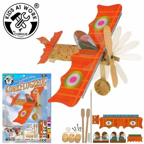 Kids At Work Bausatz Korkflugzeug