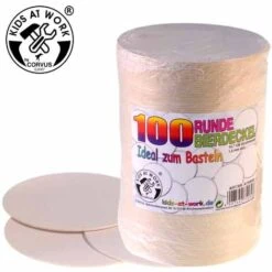 Kids At Work Bierdeckel Rund 100 St.