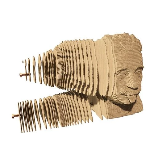 Cartonic 3D Puzzle EINSTEIN Aus Recycelter Pappe – Bild 2
